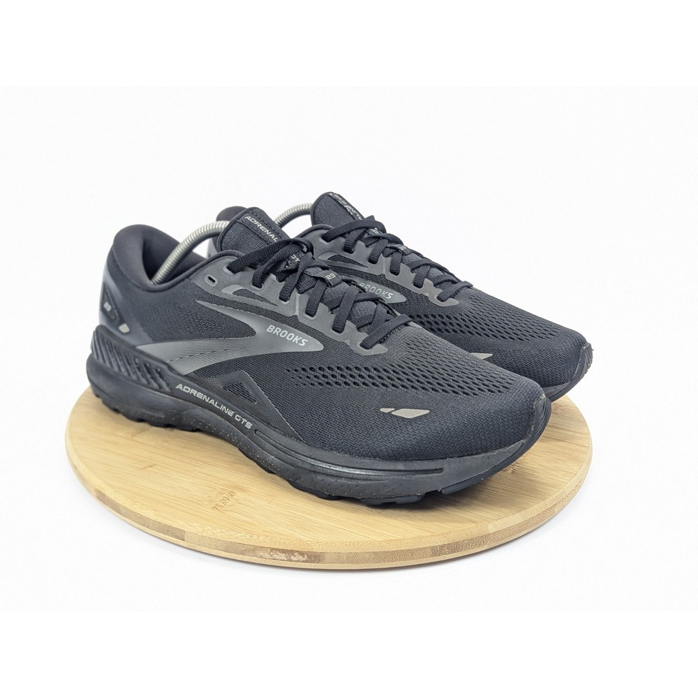 Brooks Adrenaline GTS 23 Mens Size 10.5 2E Wide Black Shoes Running Sneakers
